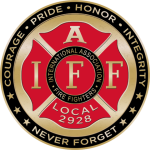 IAFF Local 2928 Fire Fighters Union Logo